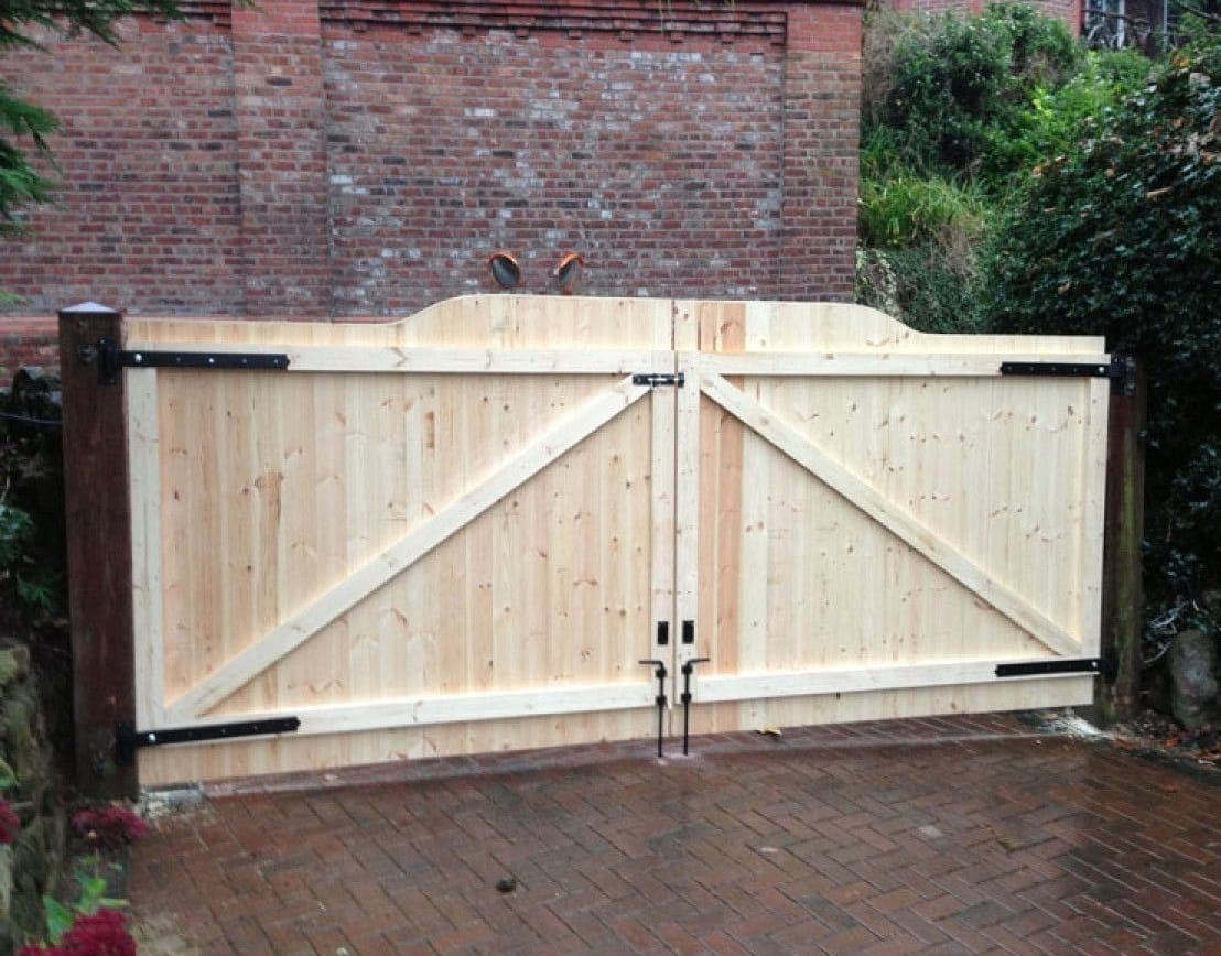 Timber Driveway Gates — Gates